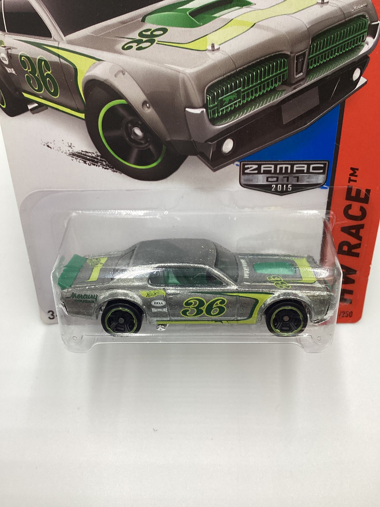 2015 Hot Wheels Zamac 011 #181 68 Mercury Cougar 144H