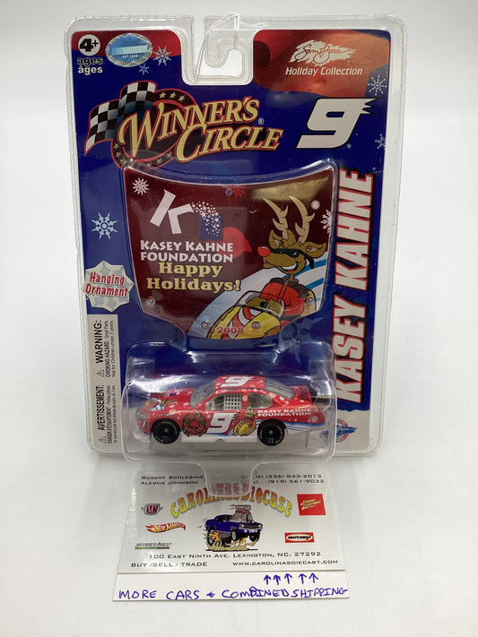 2008 Winners Circle Sam Bass Holiday Collection Kasey Kahne Foundation Happy Holidays #9 Dodge Red SR