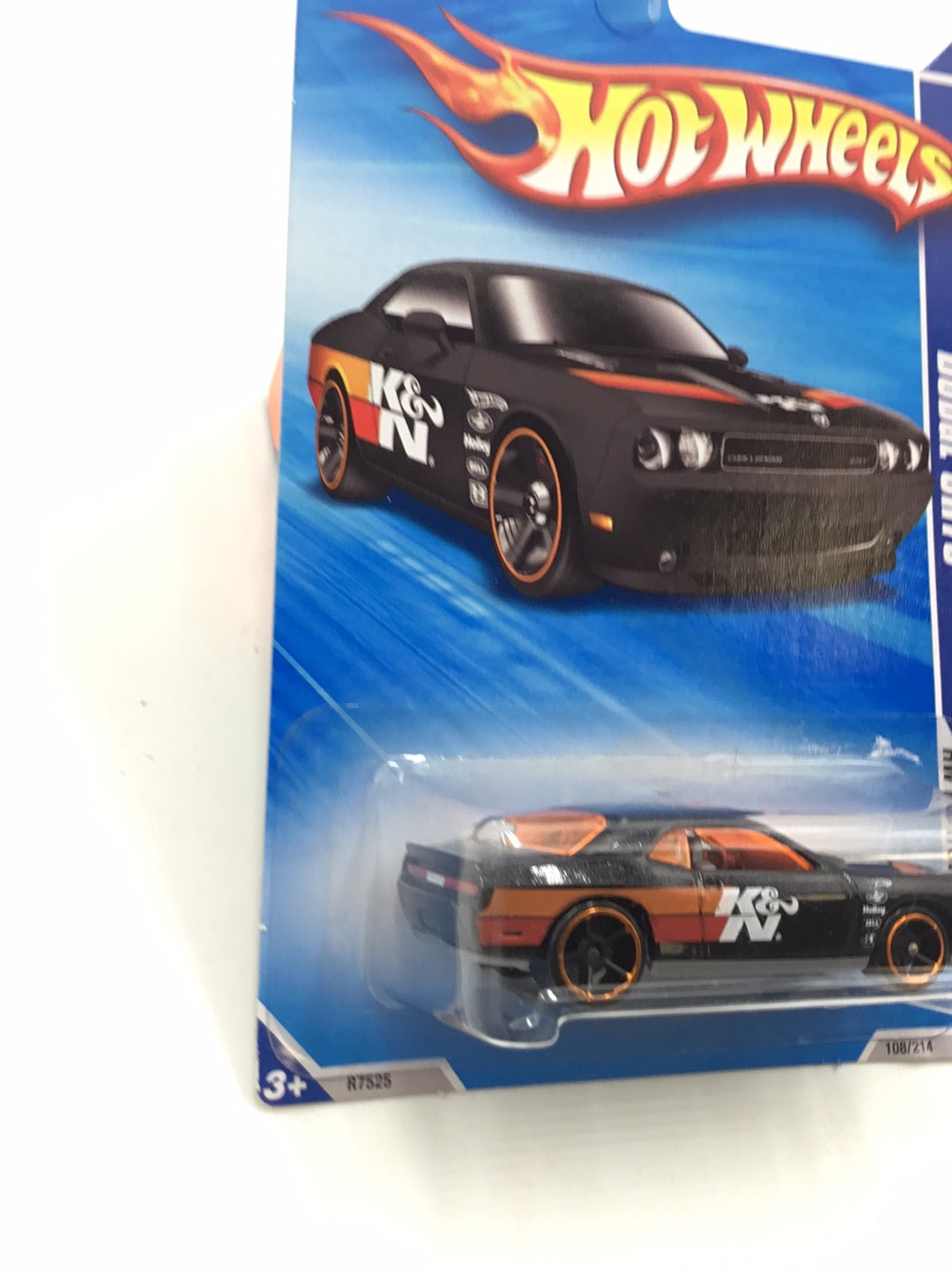 2010 Hot Wheels #108 Dodge challenger SRT8 K&N Black Y4