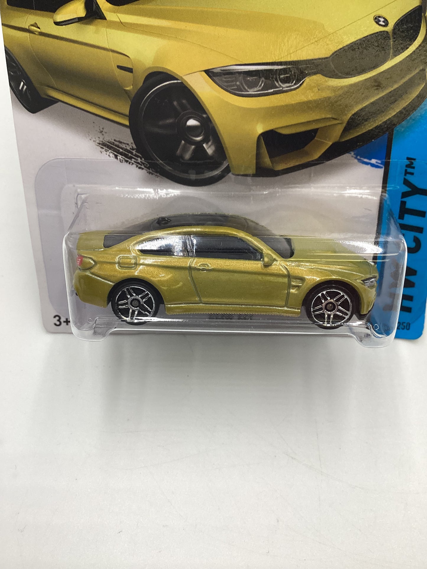 2015 Hot wheels #24 BMW M4 Gold