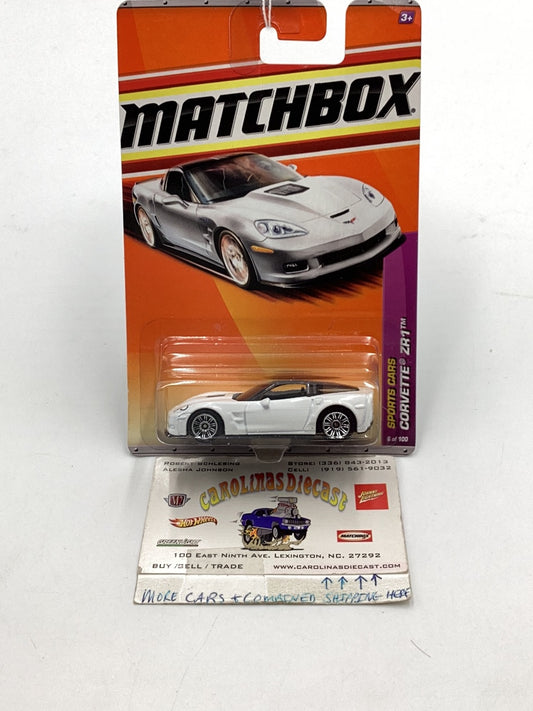 Matchbox 2011 #6 Chevy Corvette ZR1 17E