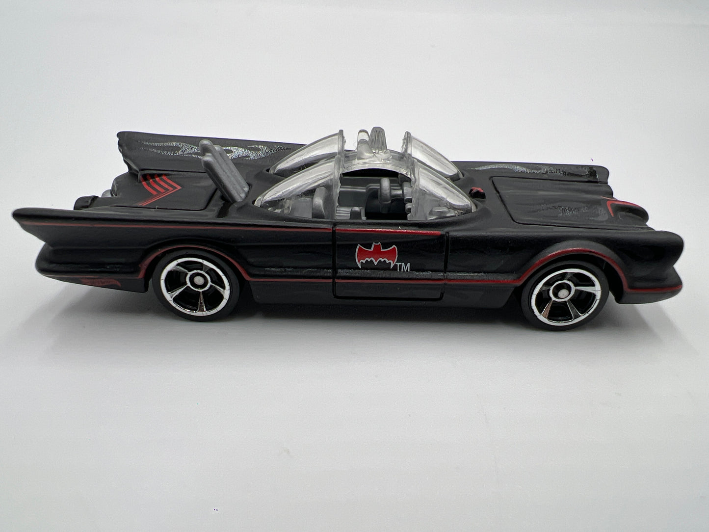 Hot Wheels 1/64 TV Series Batmobile Matte Black Loose