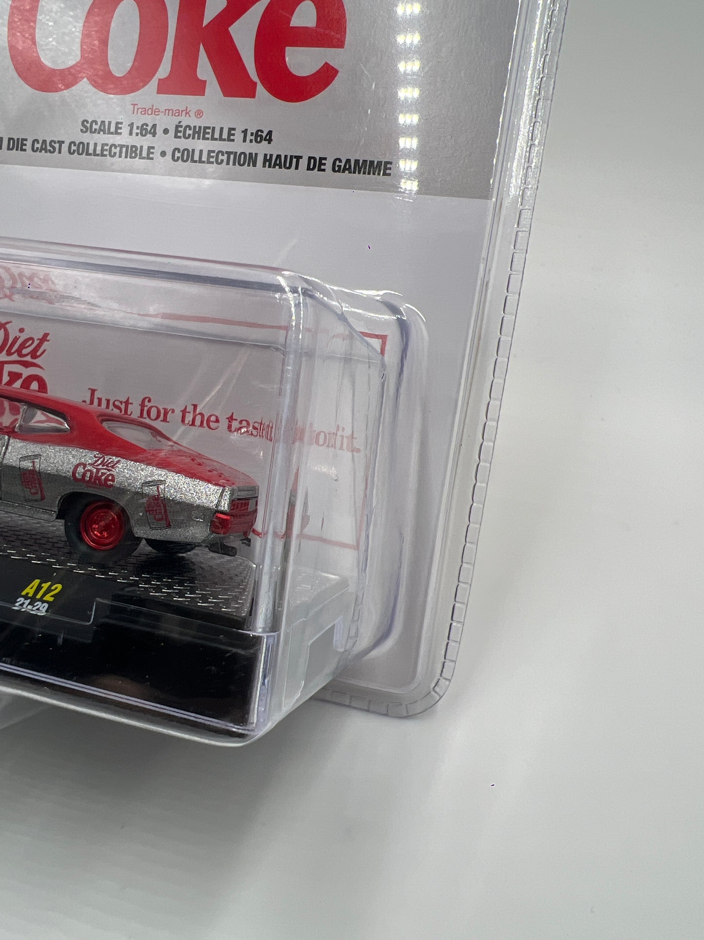 M2 Machines Coca Cola Diet Coke CHASE 1970 Ford Torino Cobra Silver/Red A12