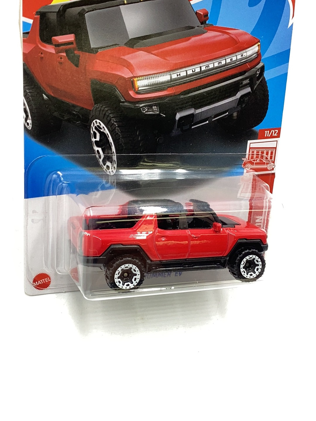 2023 Hot Wheels #116 GMC Hummer EV Red Edition