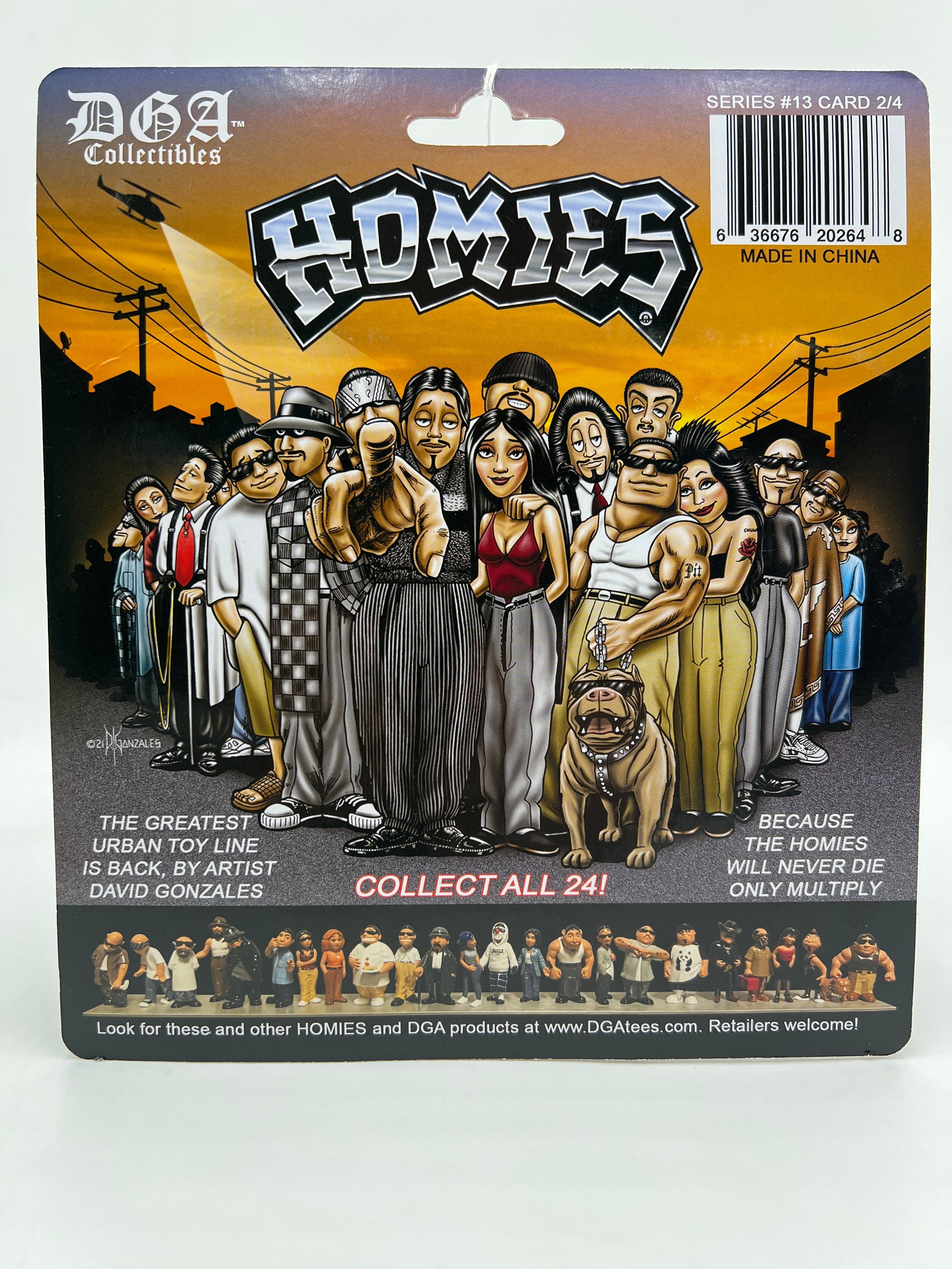 DGA Collectibles Homies 10 Year Anniversary Release Series #13