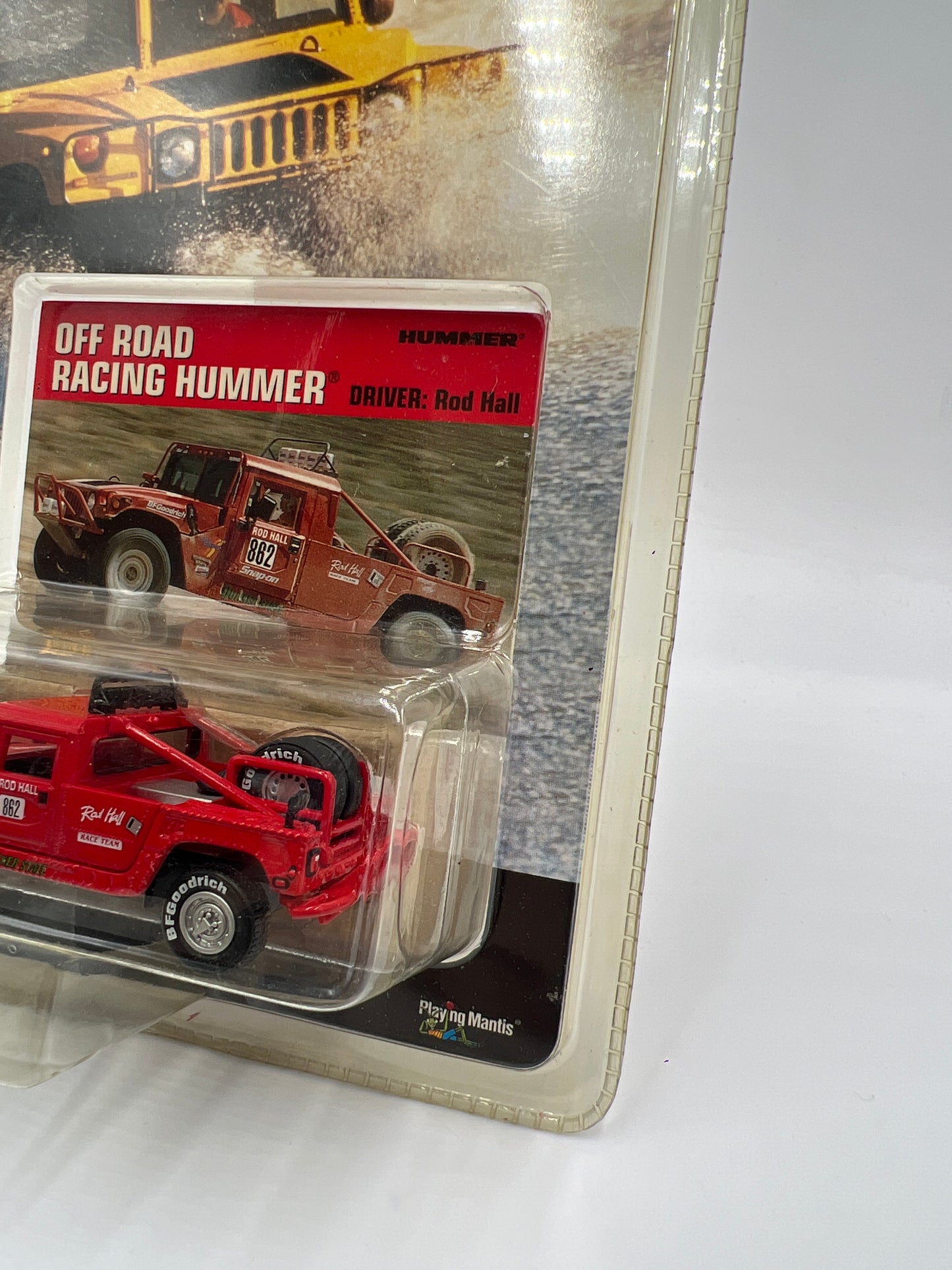 Johnny Lightning Hummer Series Rod Hall Off Road Racing Hummer Red 220D