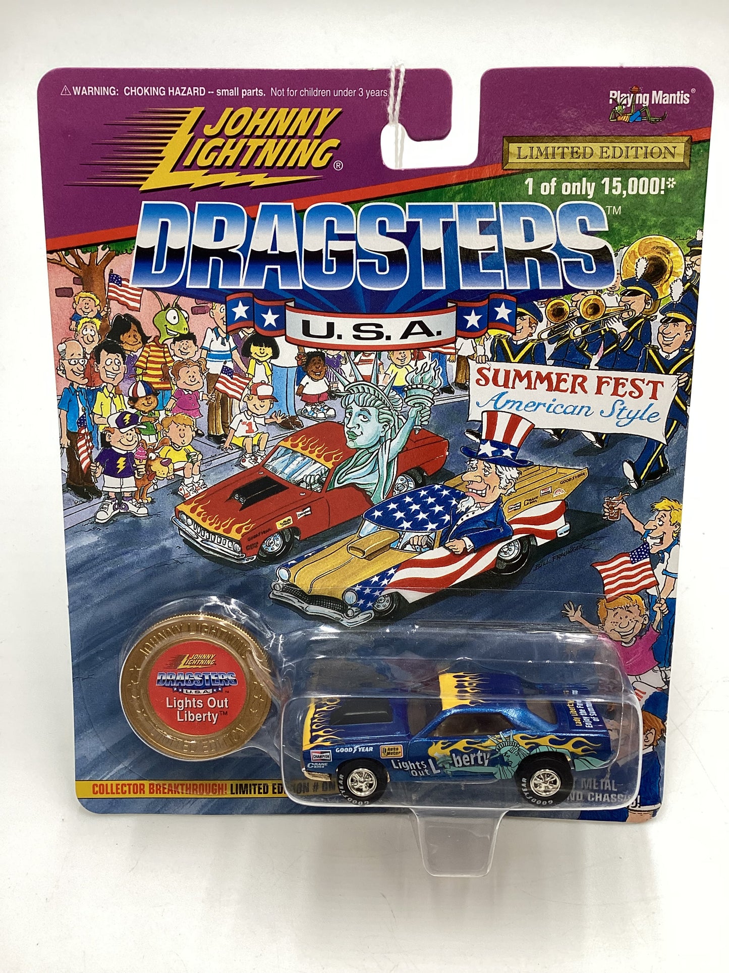 Johnny Lightning Dragsters U.S.A #8880/15000 Lights Out Liberty Blue 186D