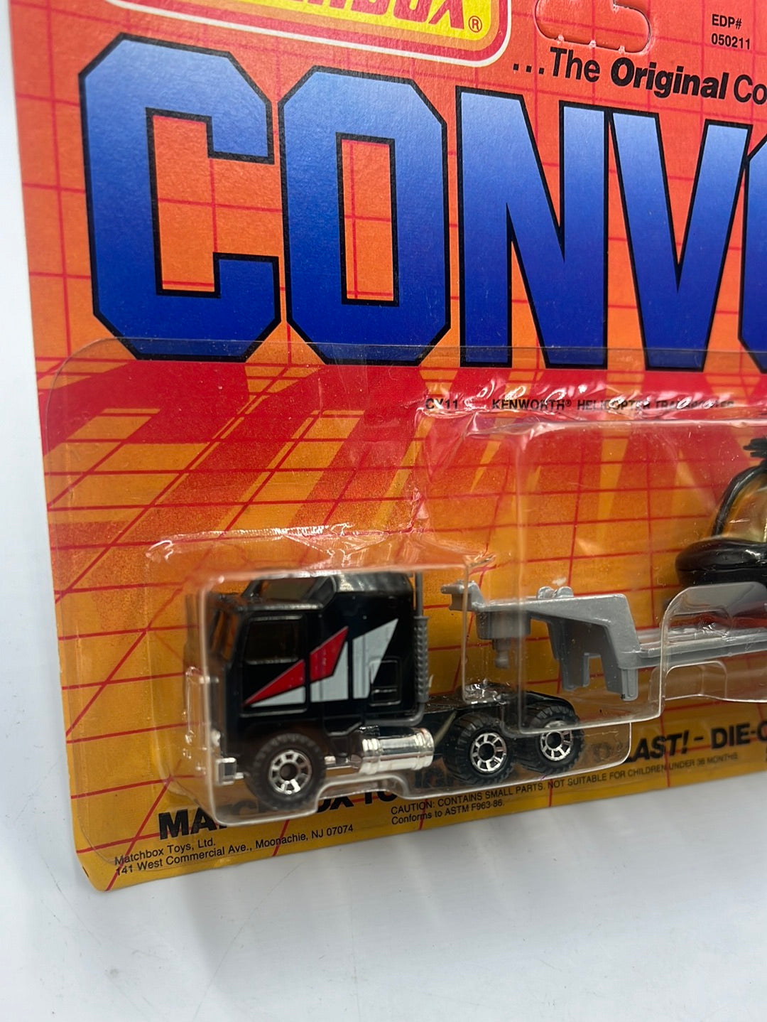 Matchbox 1990 Convoy CY11 Kenworth Helicopter Transporter Unpunched 168J