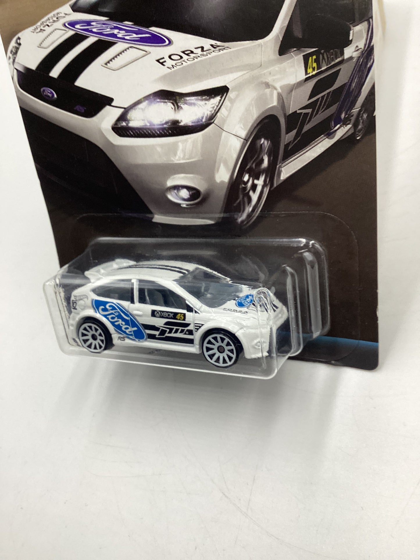 2017 Hot Wheels Forza Motorsport 09 Ford Focus RS White