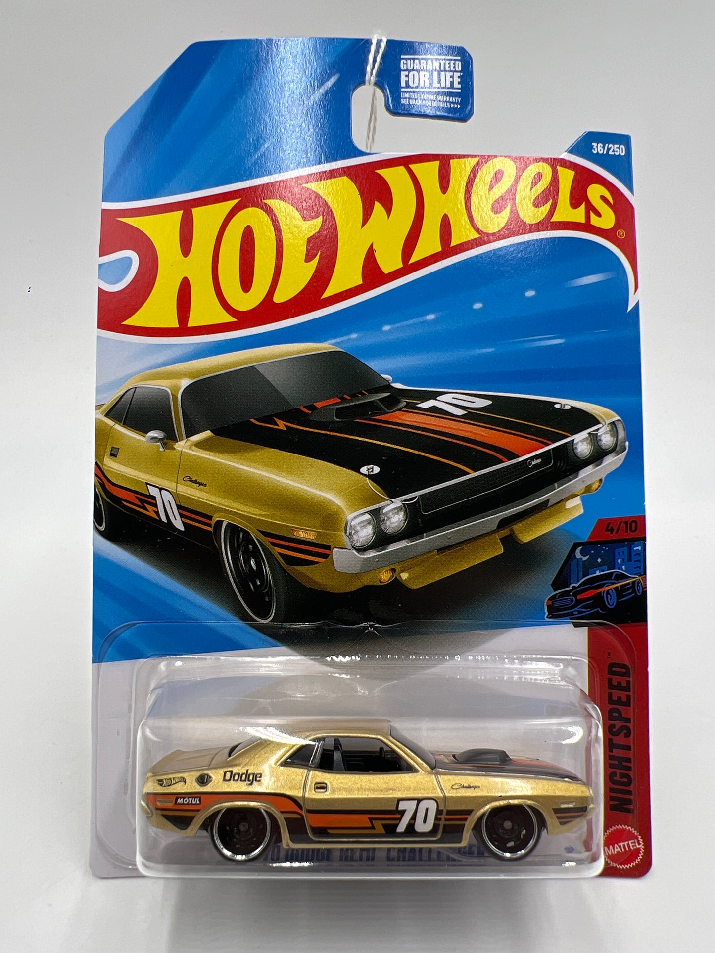 2026 Hot Wheels B Case Nightspeed #36 70 Dodge Hemi Challenger Gold