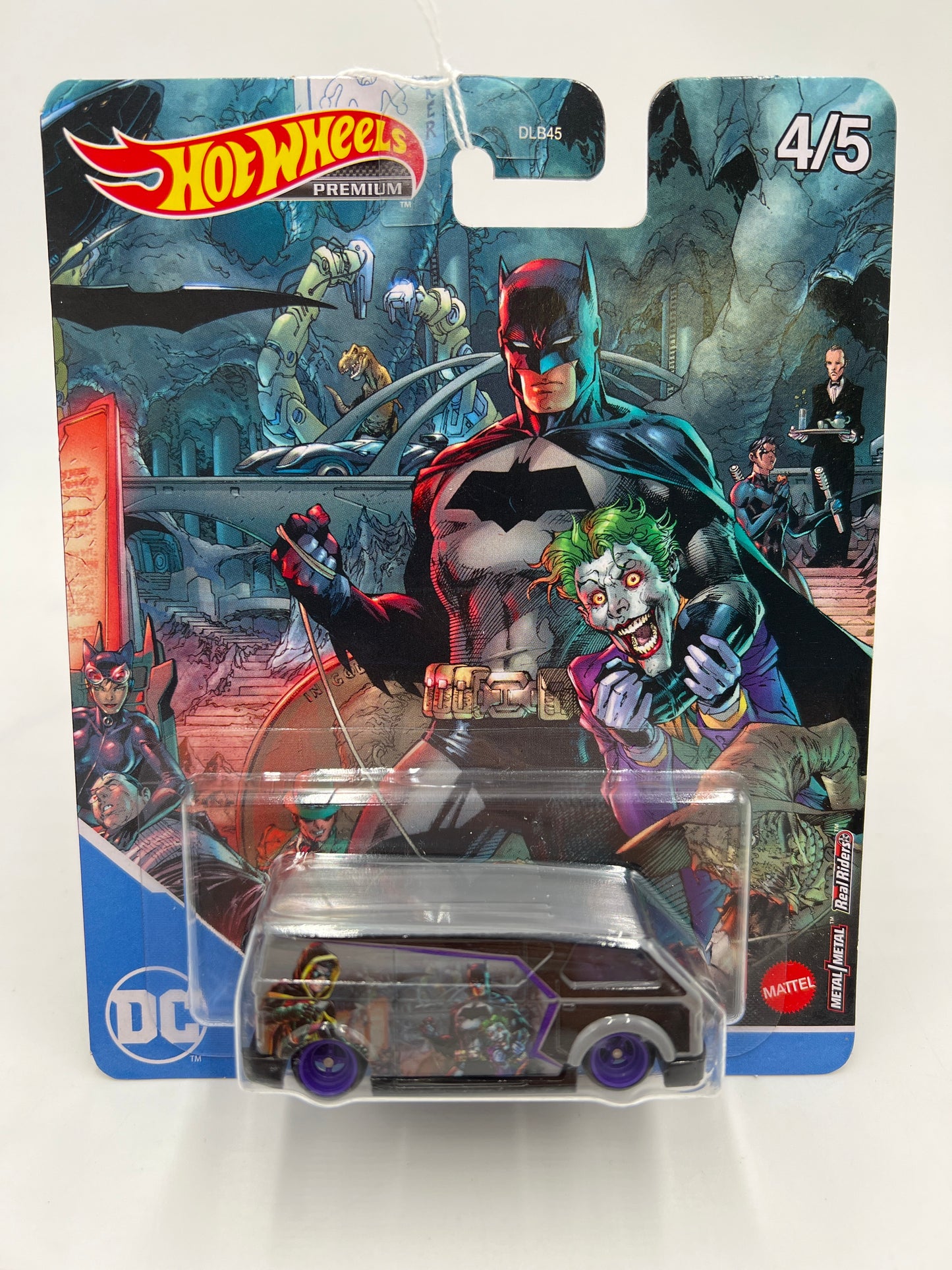 2022 Hot Wheels DC #4 MBK Van Batman Gray/Black 254i