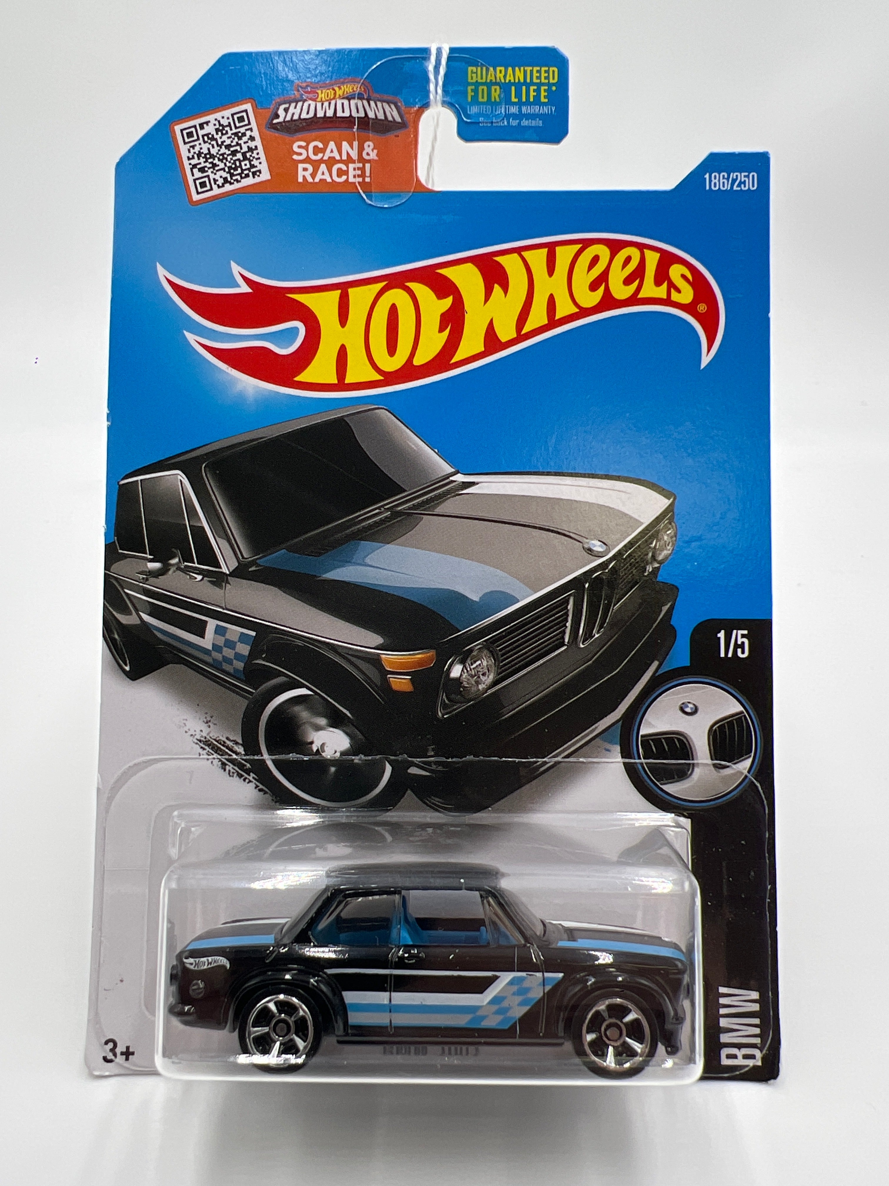 2016 Hot Wheels BMW #186 BMW 2002 Black 108A – carolinasdiecast