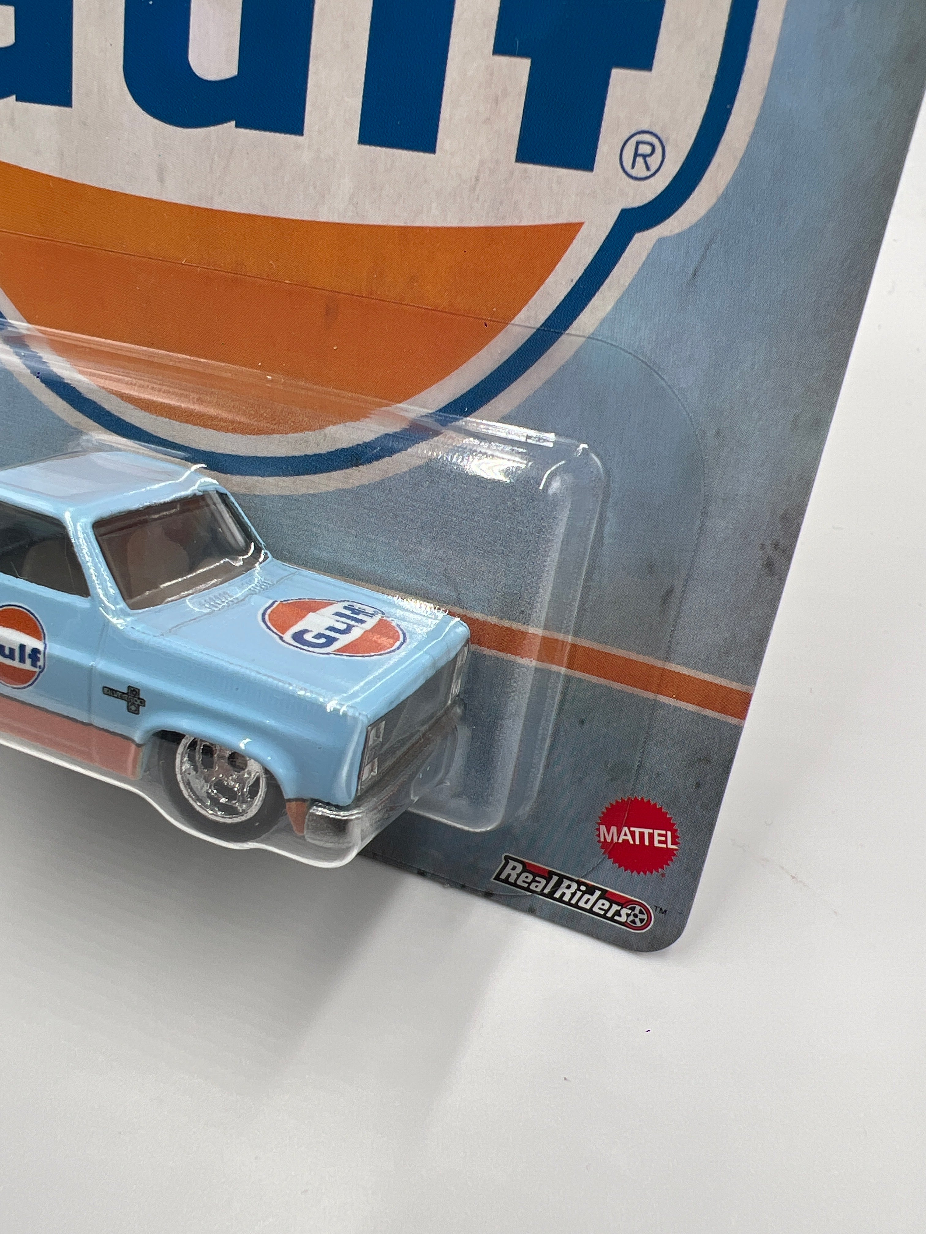 Hot Wheels Car Culture Vintage Oil #2 83 Chevy Silverado Gulf Blue