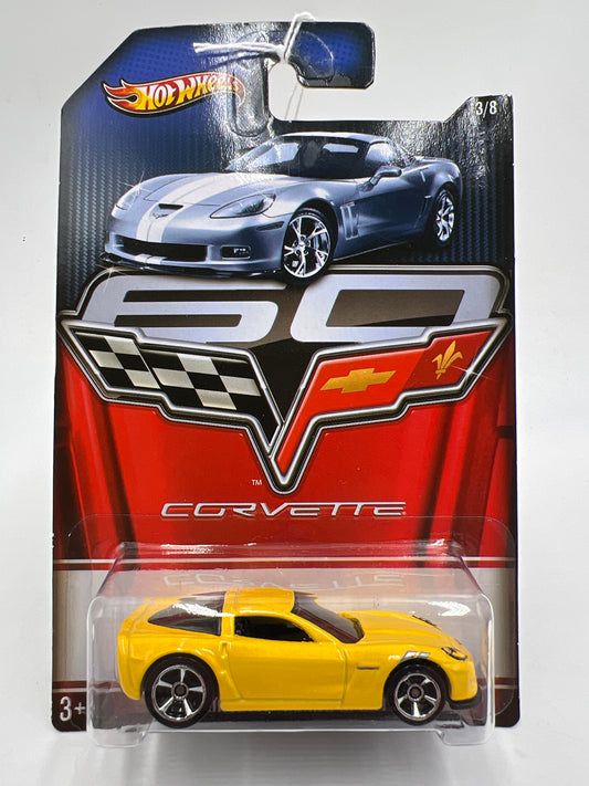 Hot Wheels Corvette 60th Anniversary #3 11 Corvette Grand Sport Yellow