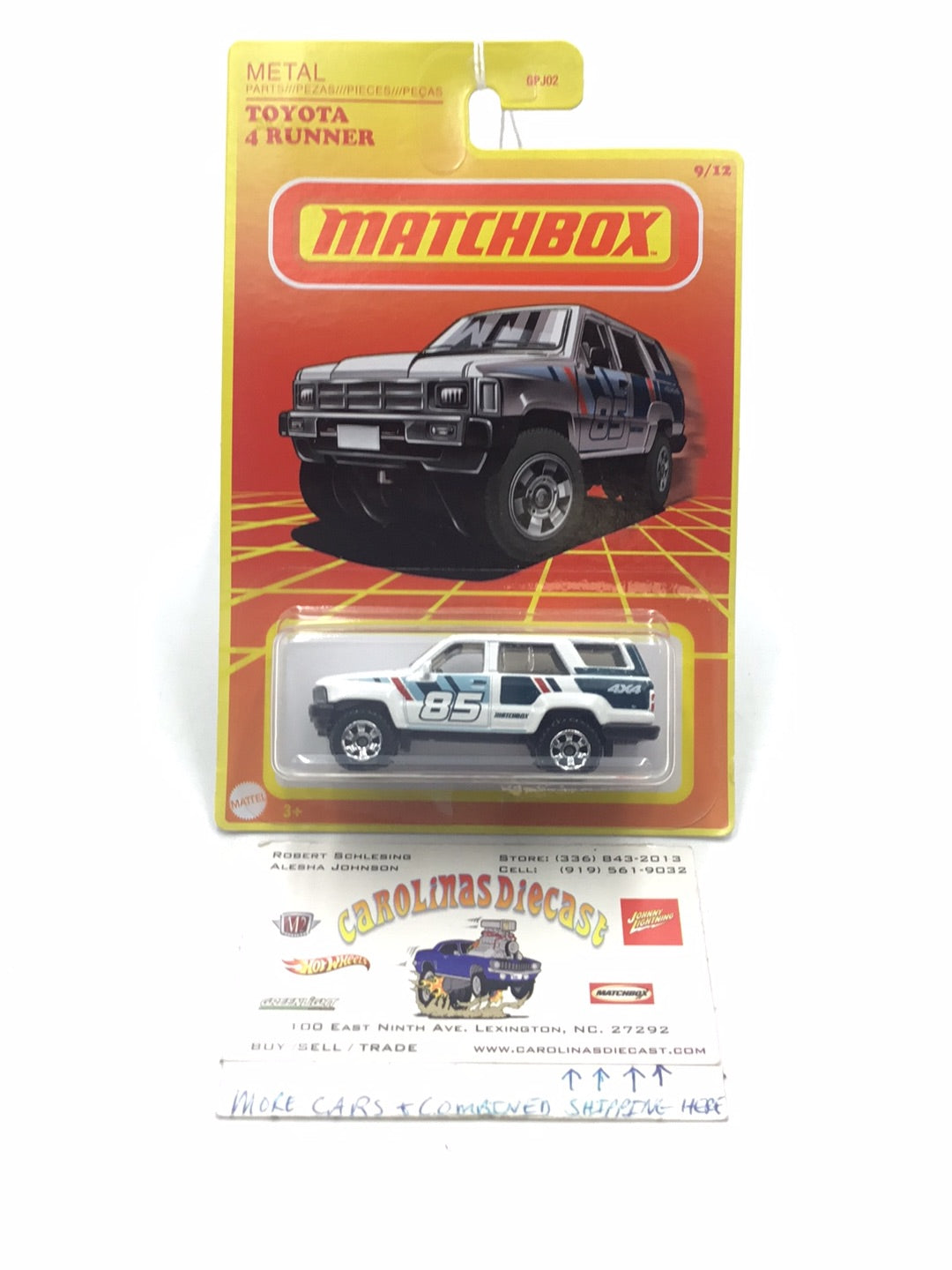 Matchbox #9 Toyota 4 Runner Target Exclusive 160J