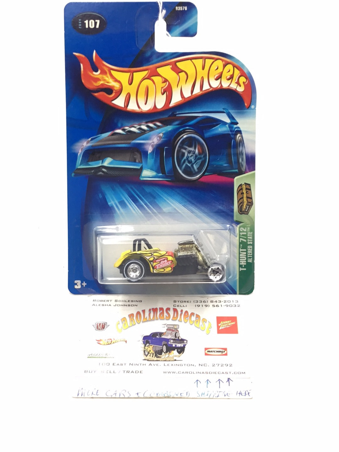 2004 Hot Wheels Treasure Hunt  #7 Altered State rubber tires GG3