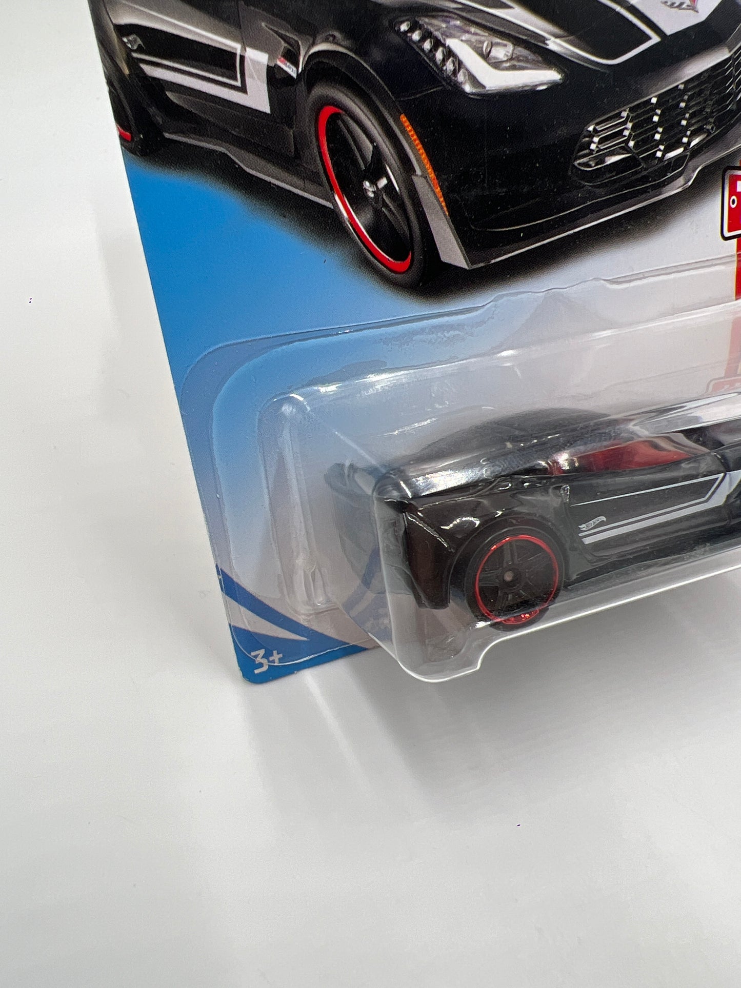 2018 Hot Wheels Then And Now #48 Corvette C7 Z06 Black 7B