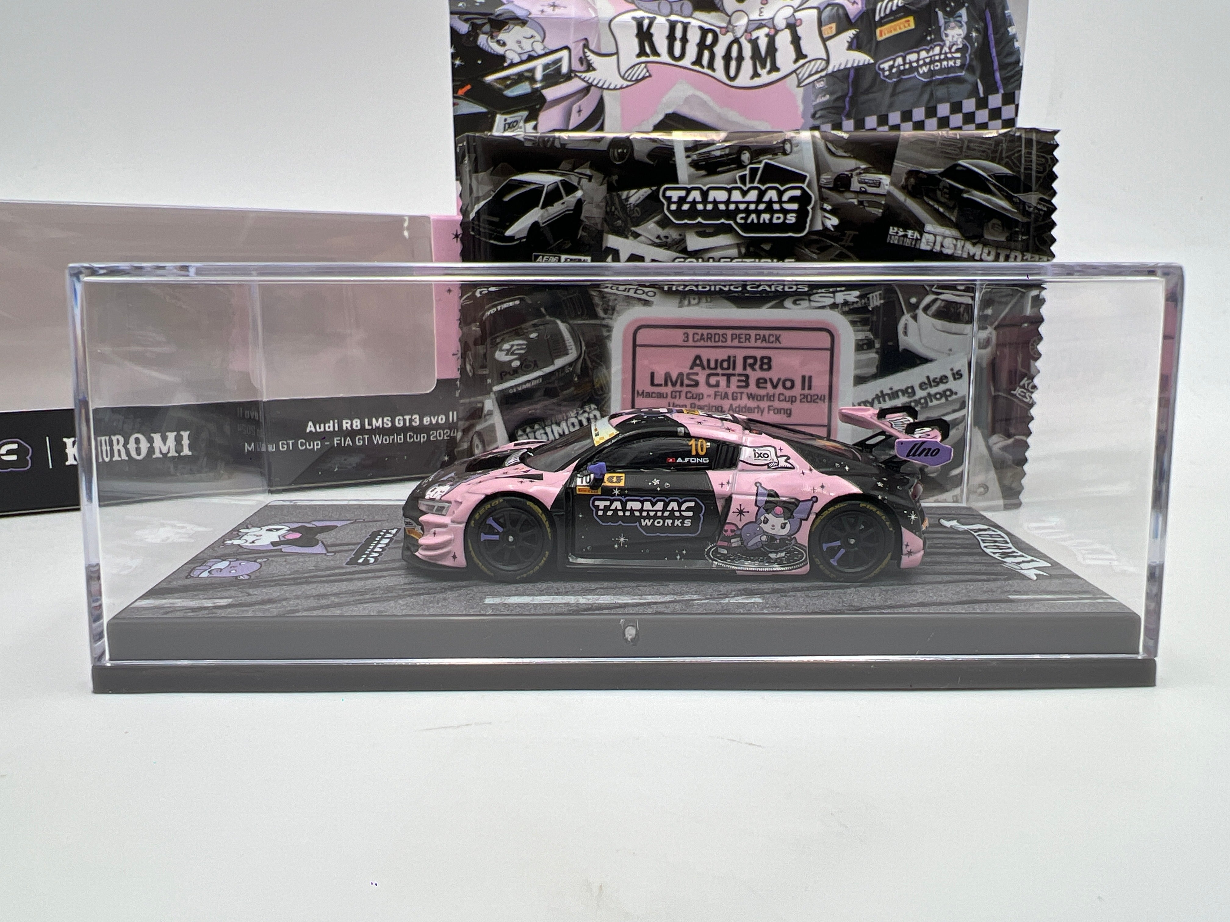 Tarmac Works x Kuromi Audi R8 LMS GT3 EVO II Macau 2024 GT Cup W