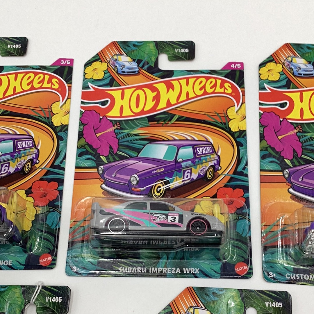 2024 Hot wheels Easter Cards Complete Set 5 cars 153A