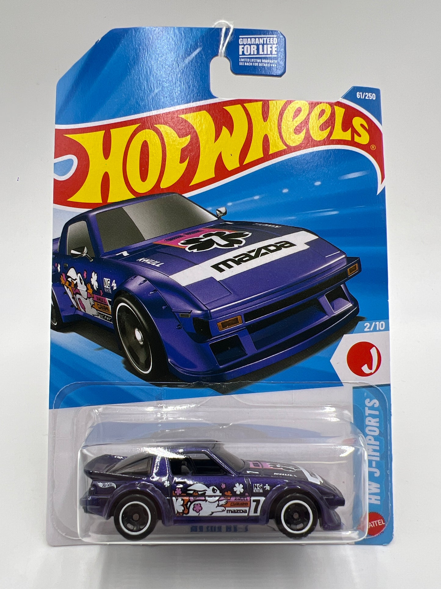 2026 Hot Wheels C Case HW J-Imports #61 Mazda RX-7 Purple 83F