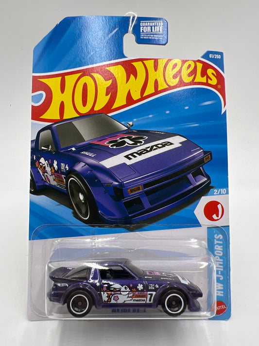 2026 Hot Wheels C Case HW J-Imports #61 Mazda RX-7 Purple