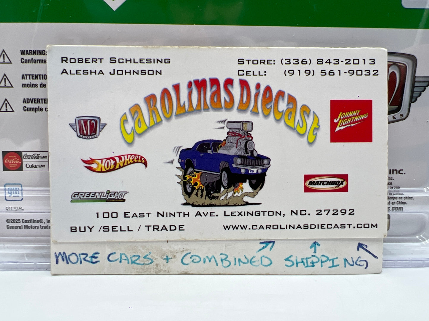 2025 M2 Machines Coca Cola Sprite CHASE 1969 Chevrolet Camaro Green/Blue A55