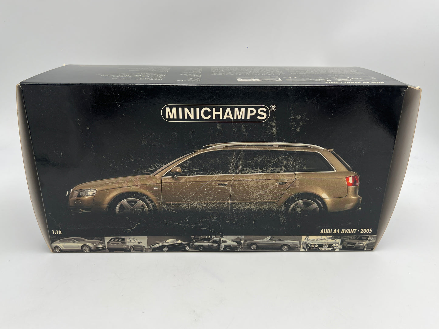 Minichamps 1:18 Scale 2005 Audi A4 Avant Beige Metallic Exceptional Detail W/Box See Desc
