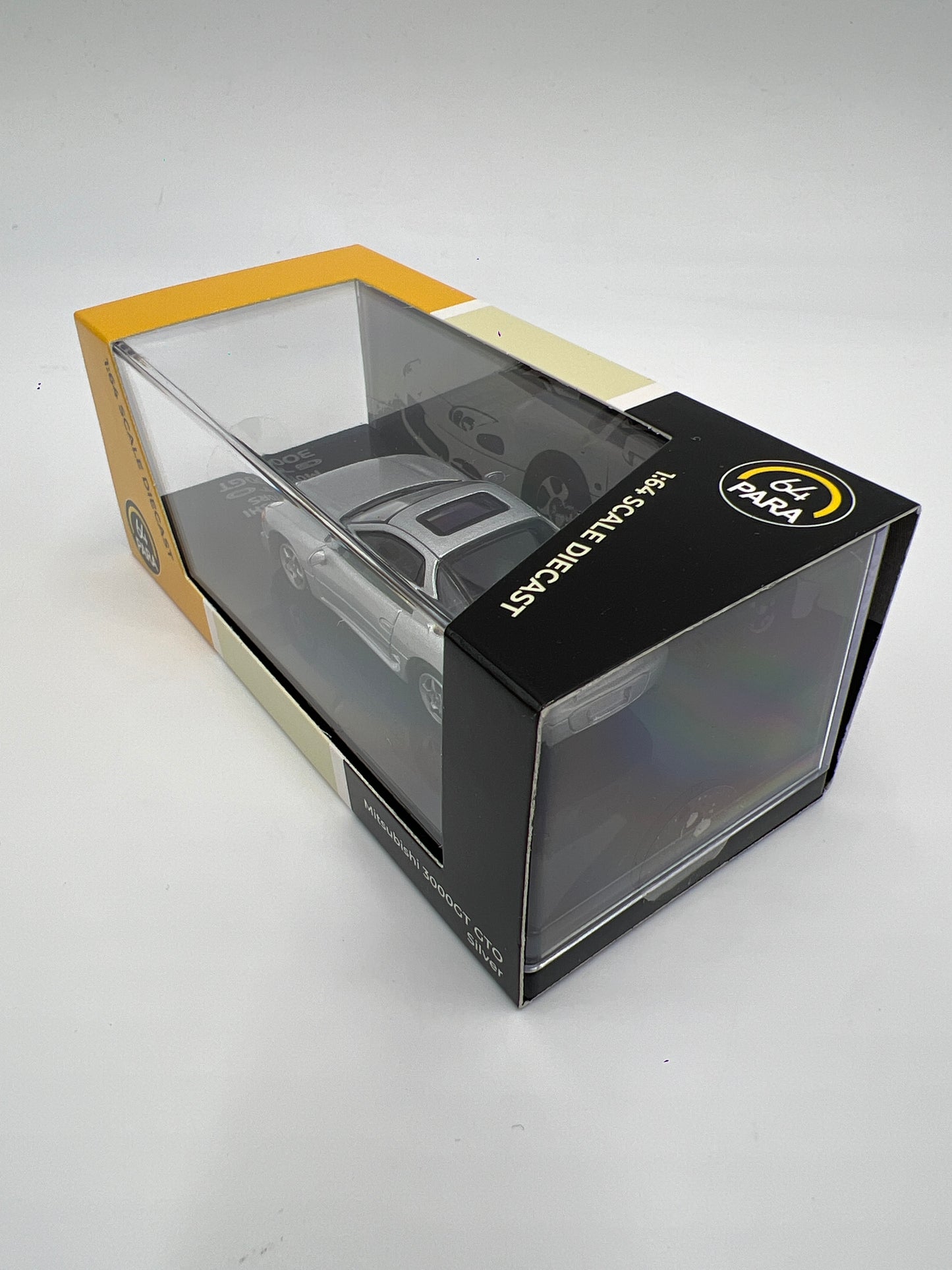 Para64 1:64 Scale Diecast Mitsubishi Motors Mitsubishi 3000GT GTO Silver