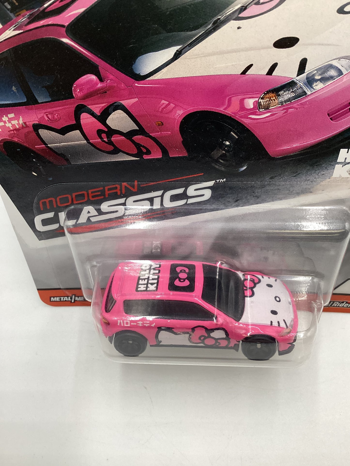 Hot Wheels Car Culture Modern Classics #1 Honda Civic EG Hello Kitty with protector