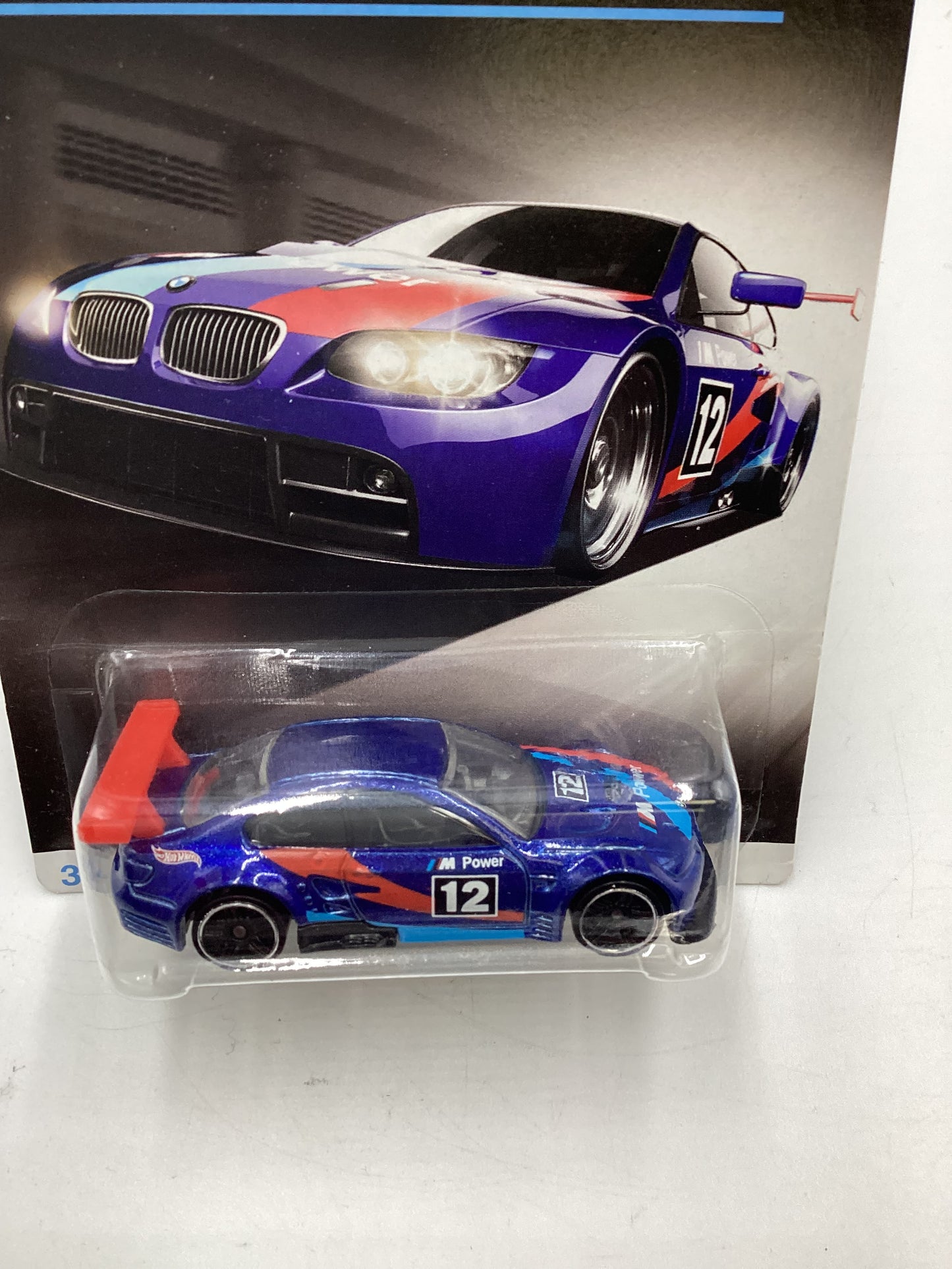 Hot Wheels BMW Series #5 BMW M3 GT2 Blue Walmart Exclusive 152D