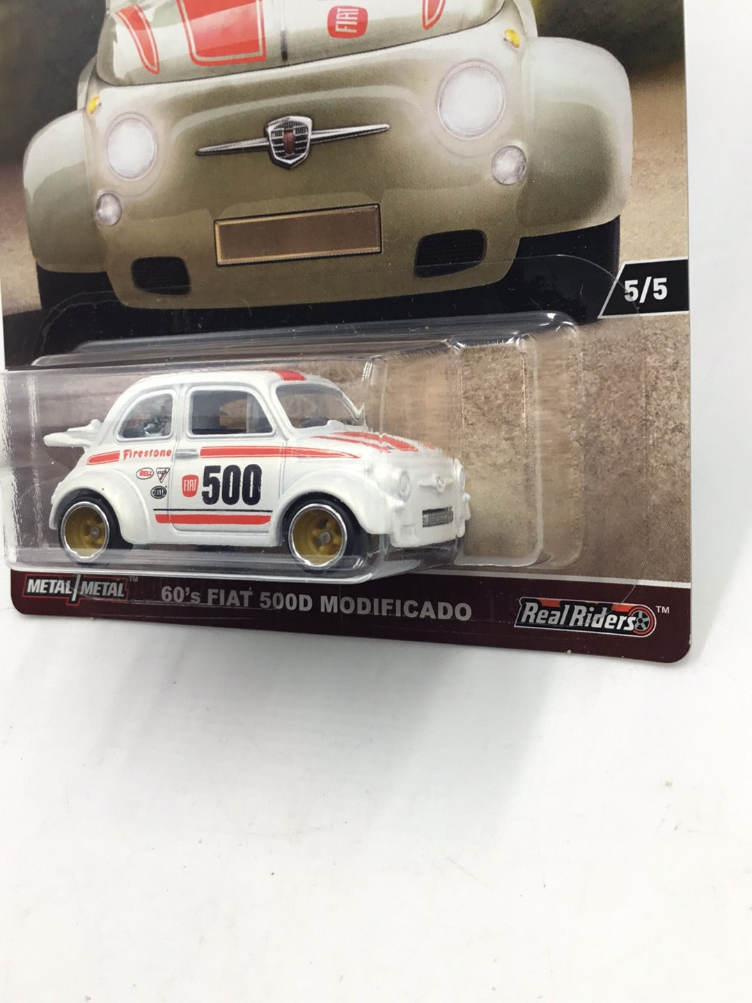 Hot wheels car culture air cooled 60’s Fiat 500D Modificado #5 F2