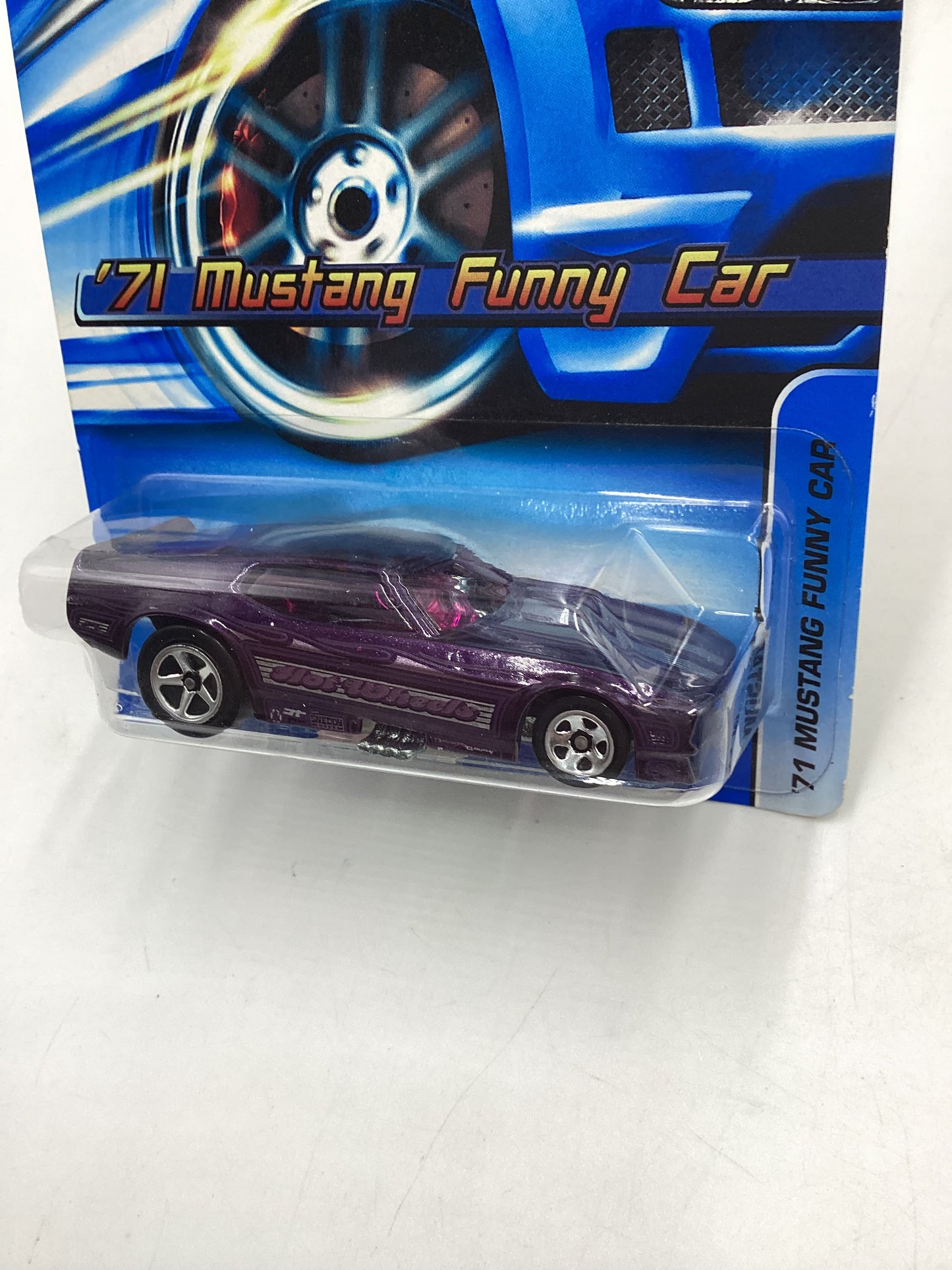 2005 Hot Wheels #182 71 Mustang Funny Car Purple 25A