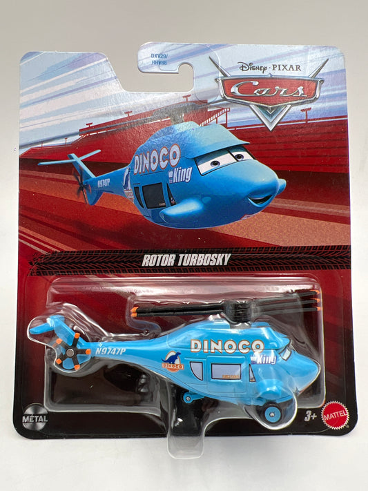 Disney Pixar Cars Rotor Turbosky Dinoco Helicopter 140B