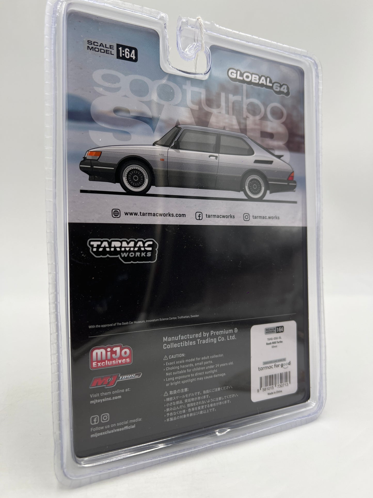 Tarmac Works Mijo Exclusives CHASE Saab 900 Turbo