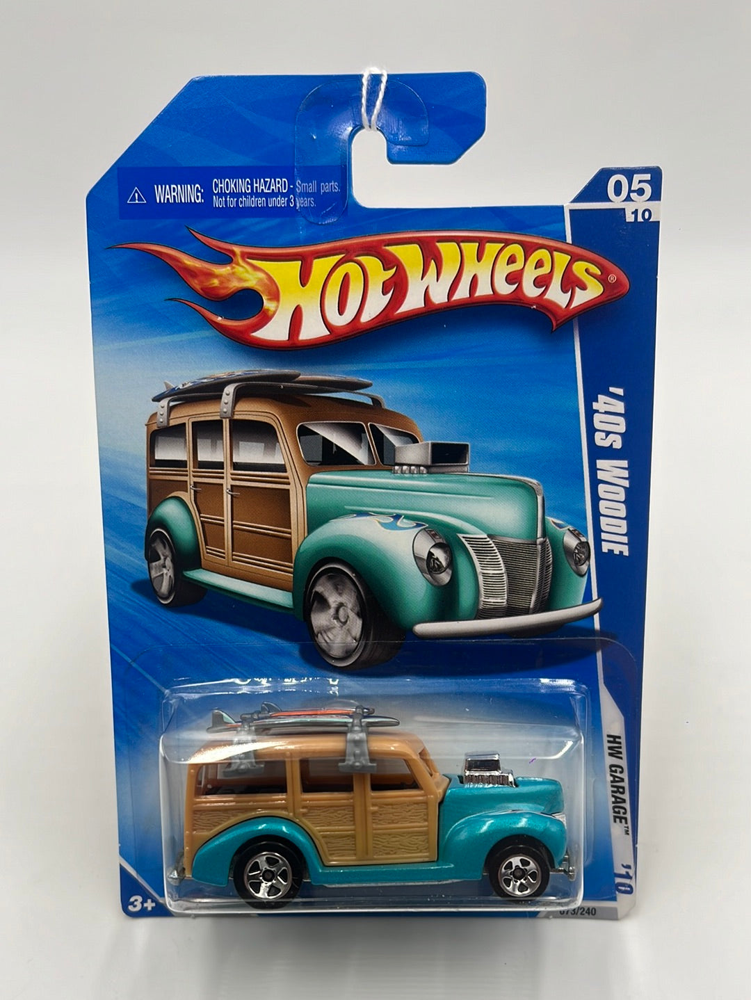 2010 Hot Wheels HW Garage ‘40s Woodie Light Blue 73/240 33E