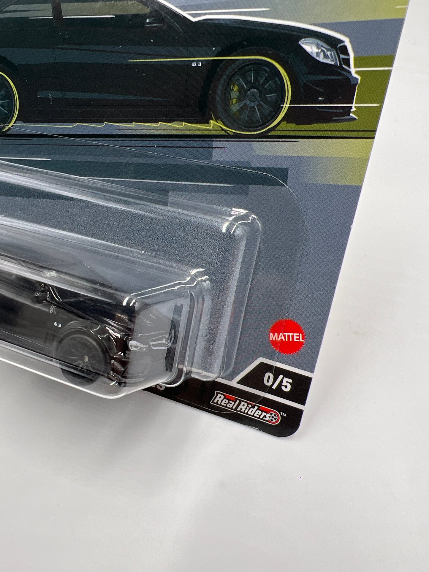 Hot Wheels Premium Car Culture Deutschland Design CHASE #0 12 Mercedes-Benz C63 AMG Coupe Black Series W/Protector