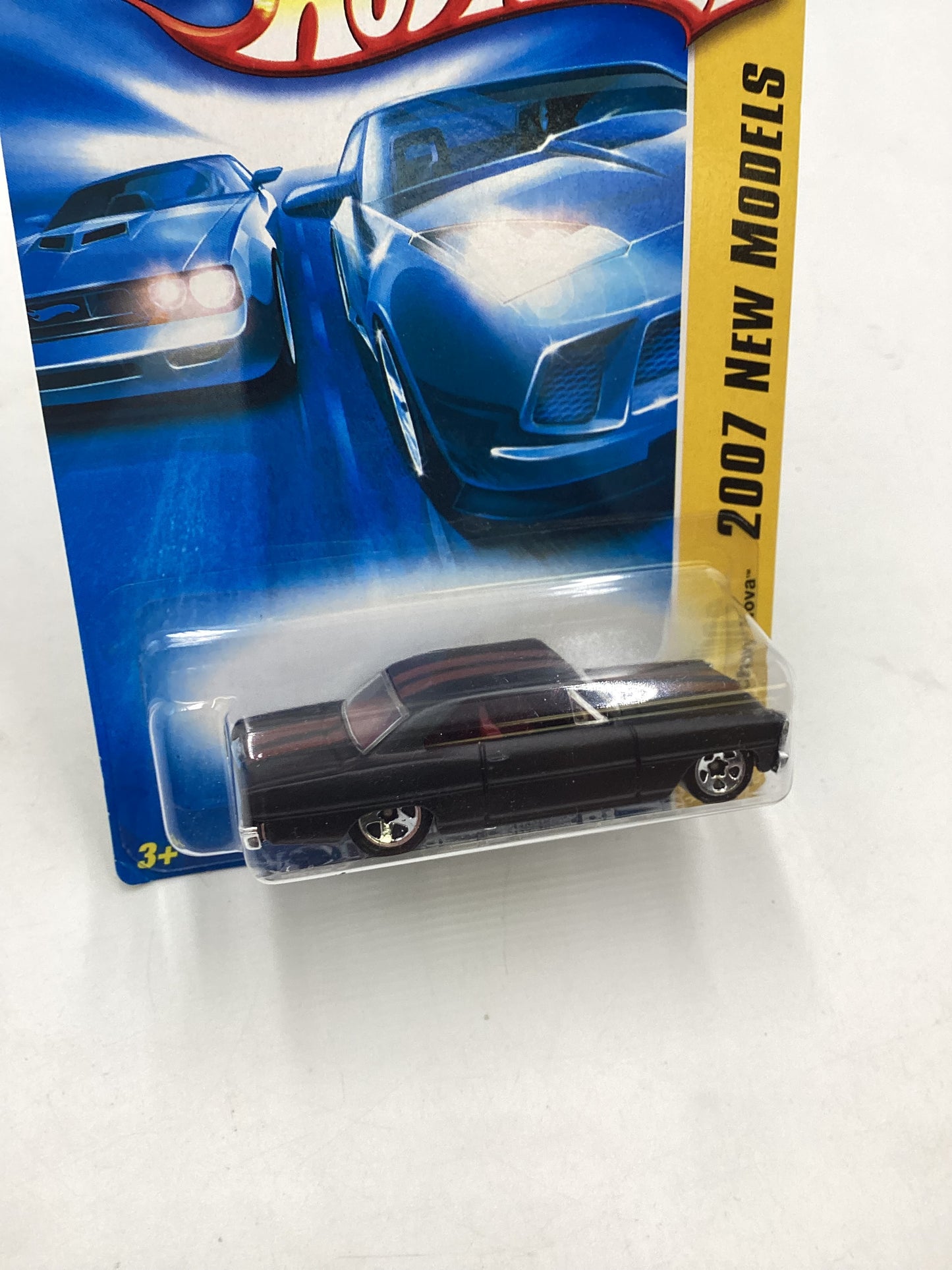 2007 Hot Wheels New models #009 66 Chevy Nova Black 5G