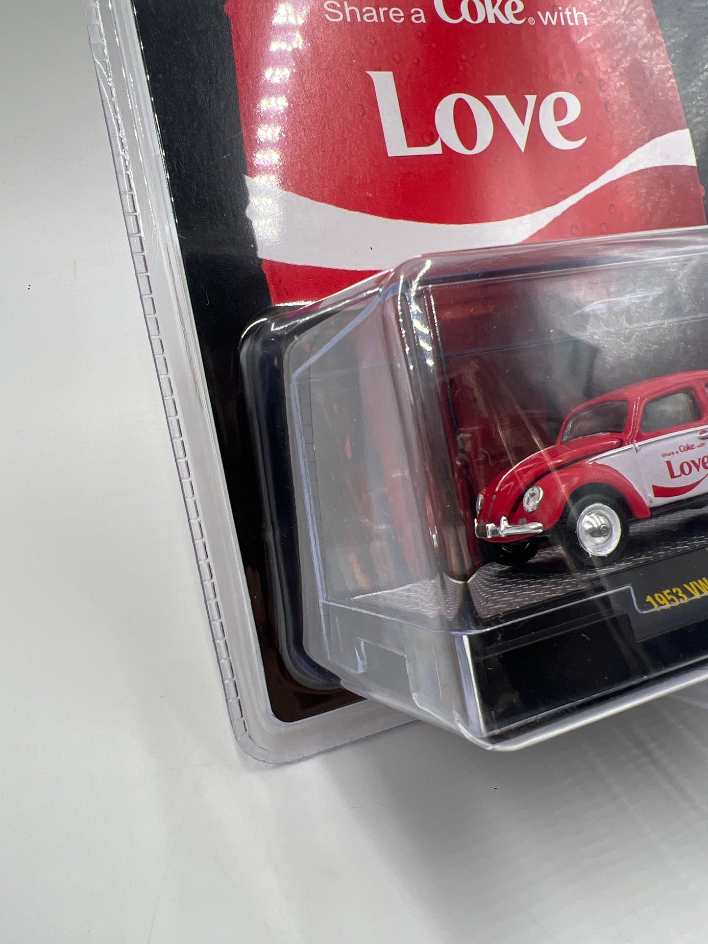 M2 Machines Coca Cola 1953 VW Beetle Deluxe European Model Red A58 204D