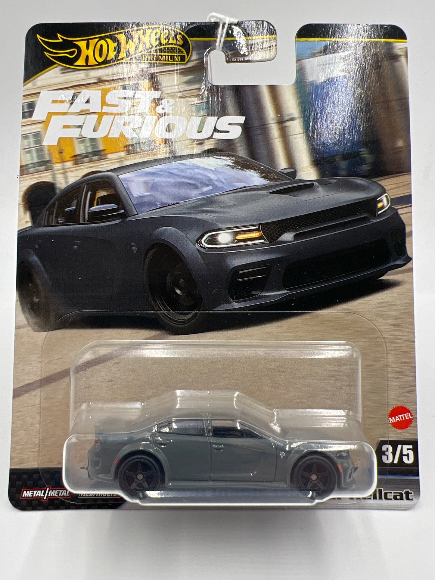 Hot Wheels Premium Fast & Furious #3 2020 Dodge Charger Hellcat Gray 247B