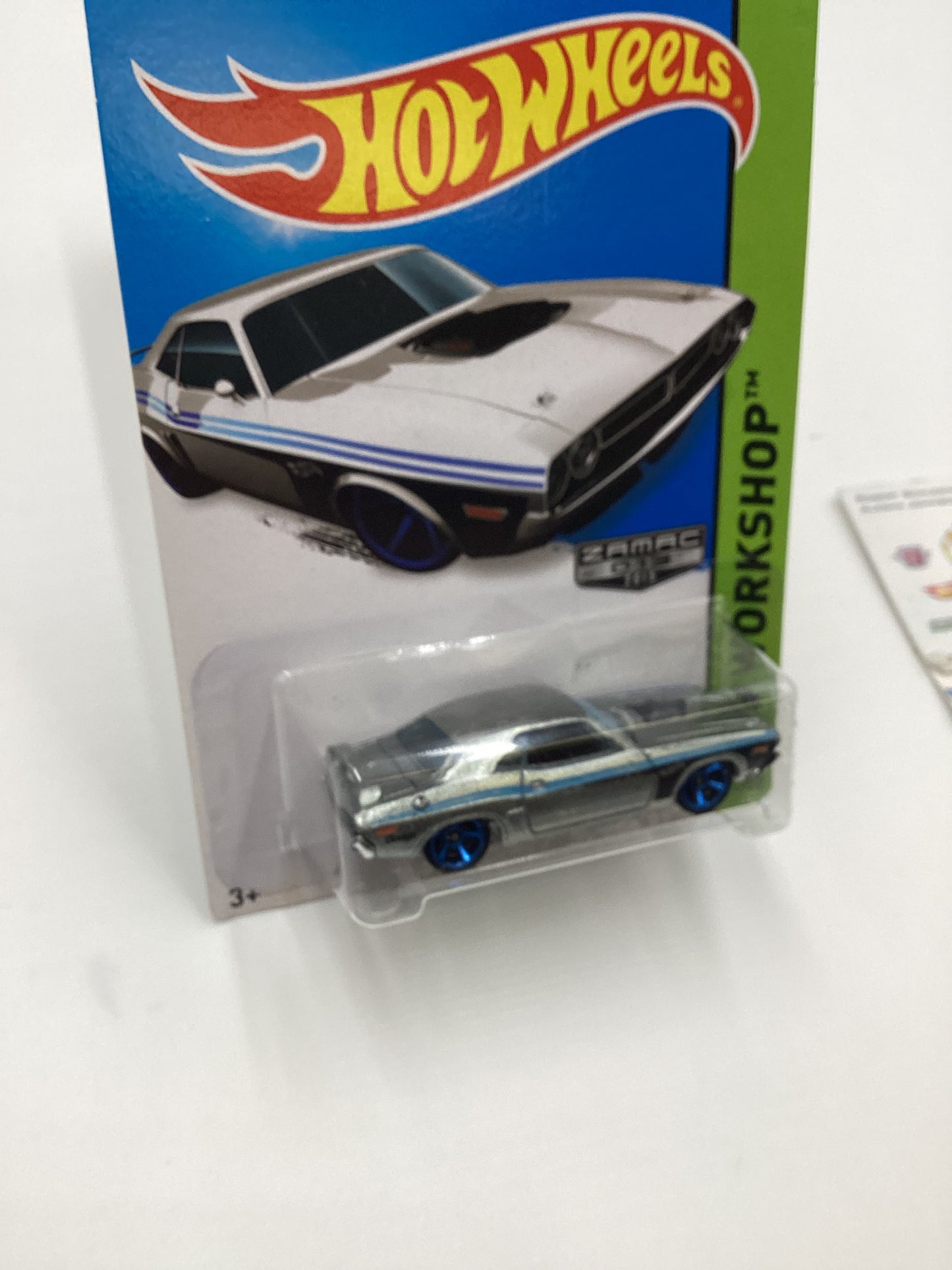 2015 Hot Wheels #227 ZAMAC 013 71 DODGE CHALLENGER 144D