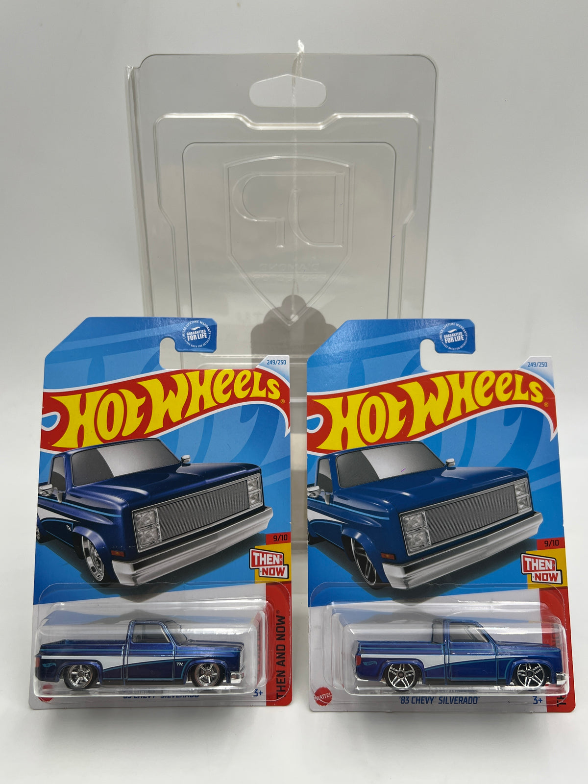 2024 Hot Wheels Super Treasure Hunt & Mainline #249 83 Chevy Silverado Blue W/Protector