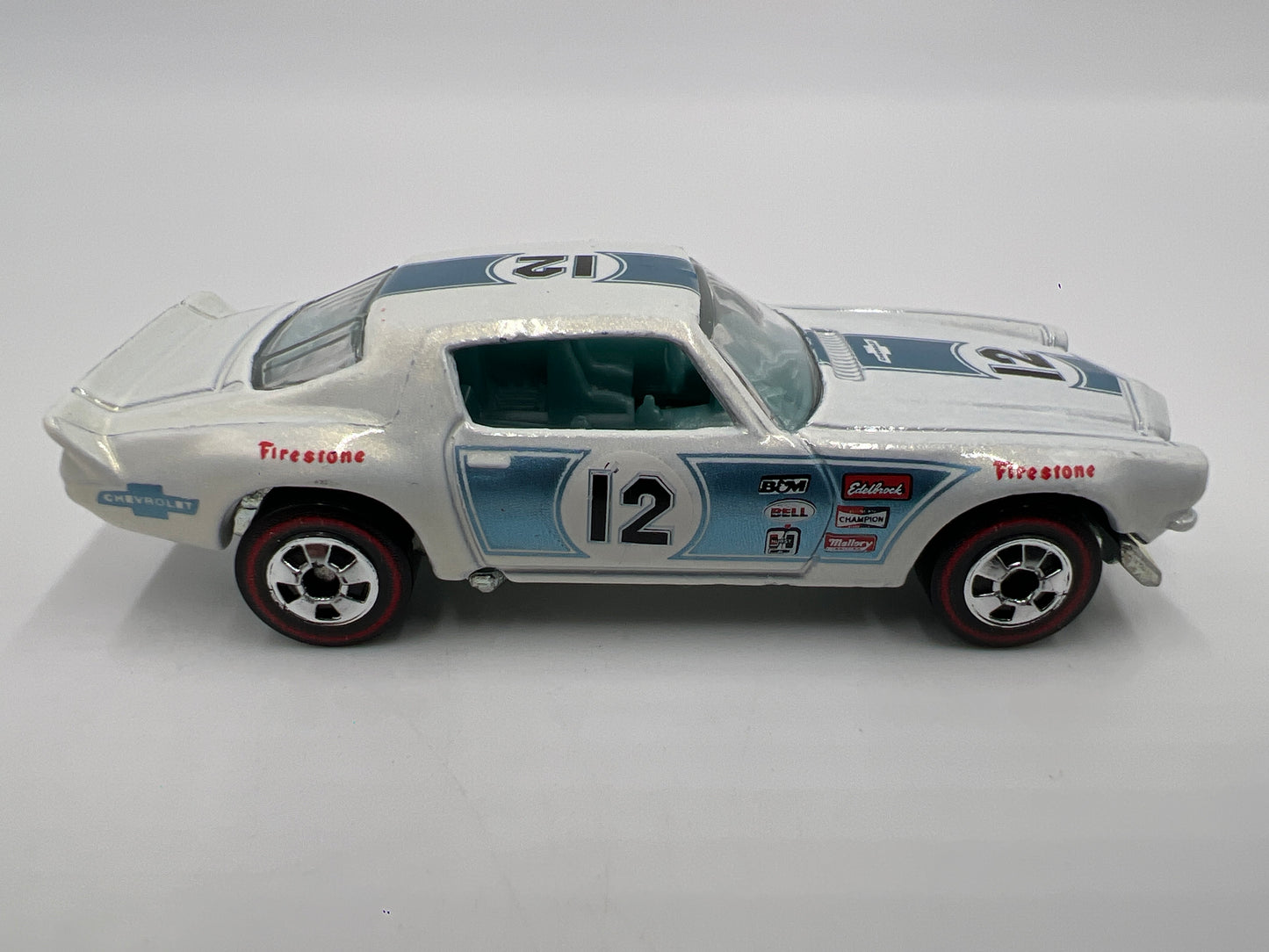 Hot Wheels 1/64 Heritage Redline 70 Camaro Z28 White Loose