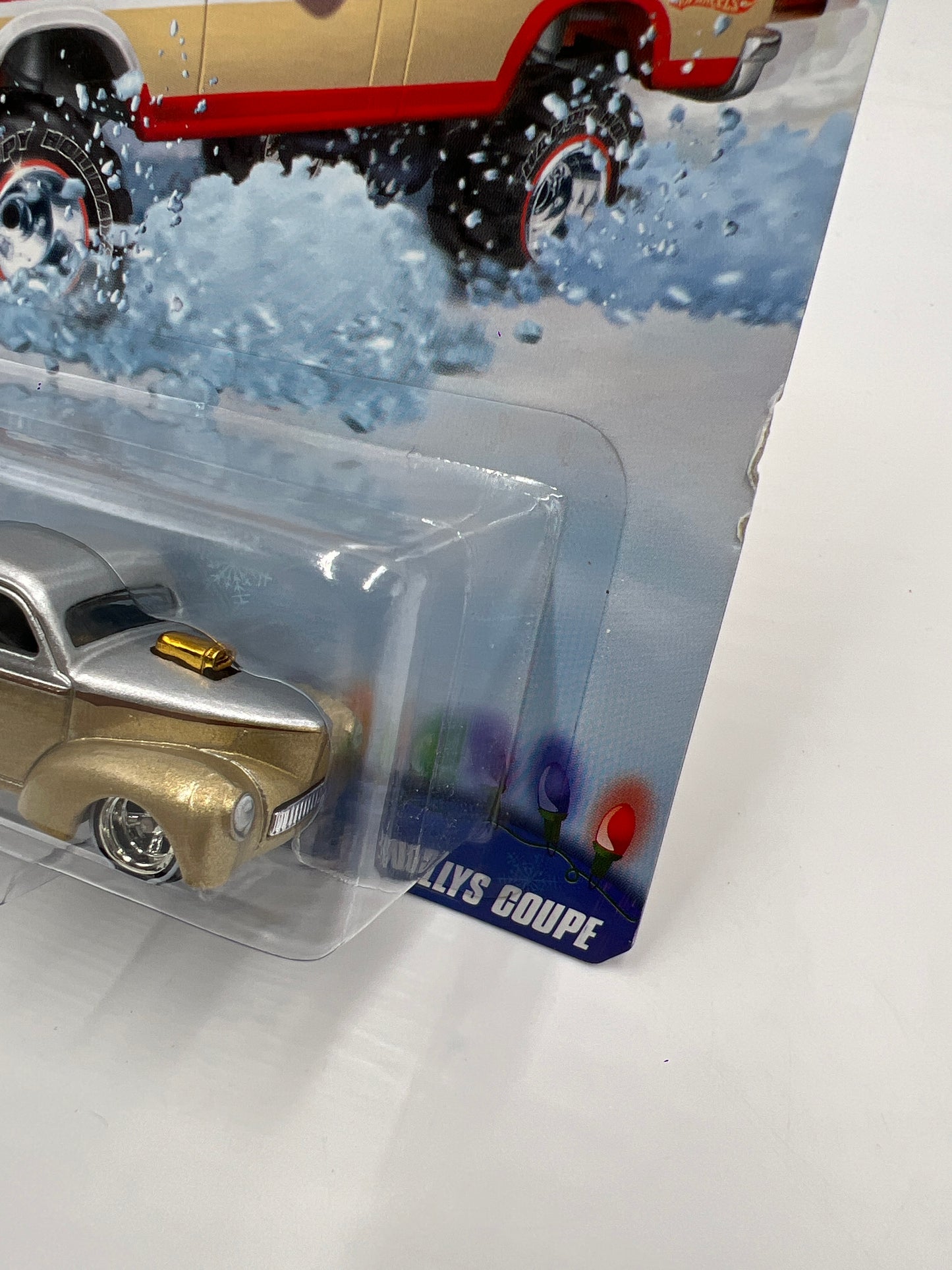 Hot Wheels Premium 2009 Holiday Rods #4 Custom 41 Willys Coupe Silver Gold