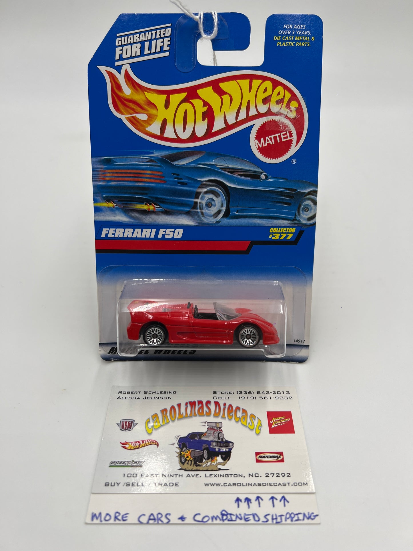 1997 Hot Wheels Collector #377 Ferrari F50 Red (SR)