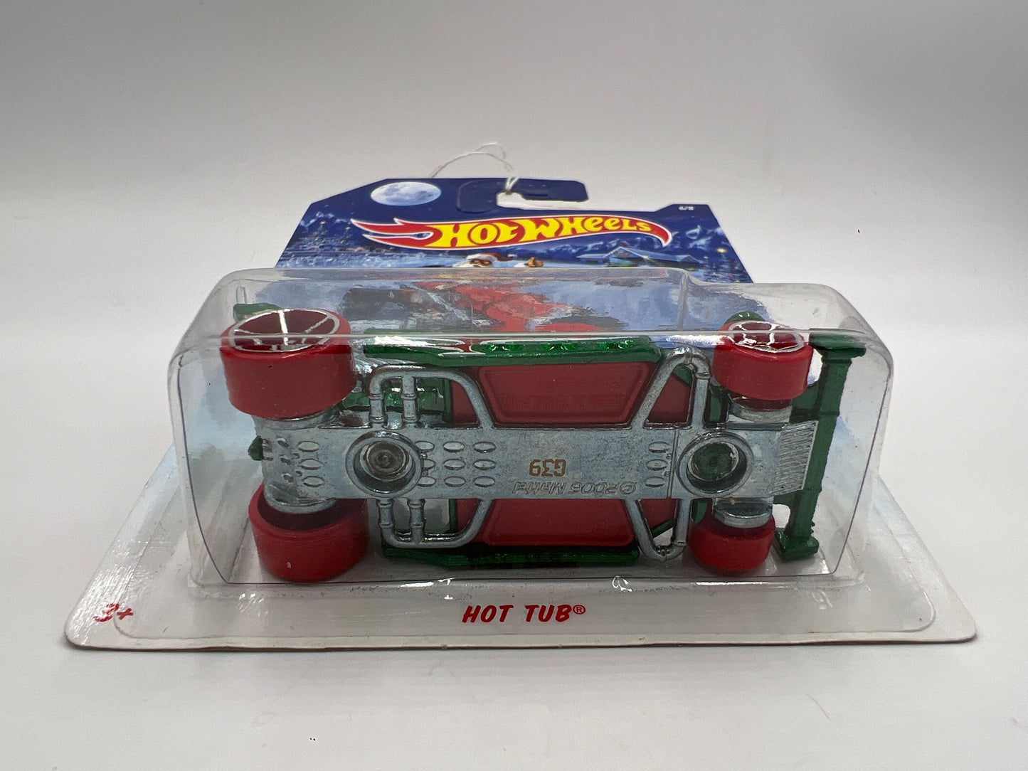 2014 Hot Wheels Holiday Hot Rods #6 Hot Tub Green/Red 150D