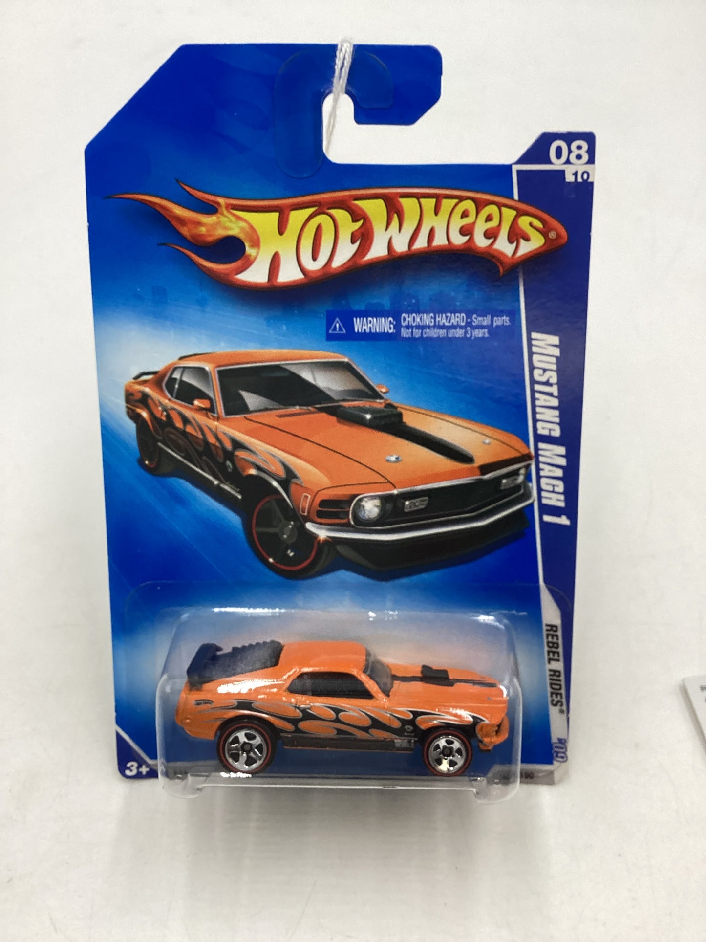 2009 Hot Wheels #144 Mustang Mach 1 Orange Walmart Exclusive 238E