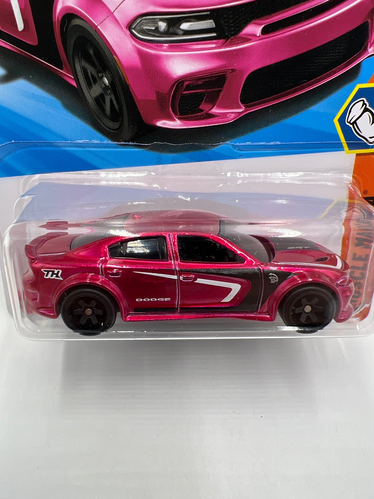 2025 Hot Wheels N Case Super Treasure Hunt #240 20 Dodge Charger Hellcat Pink W/Protector