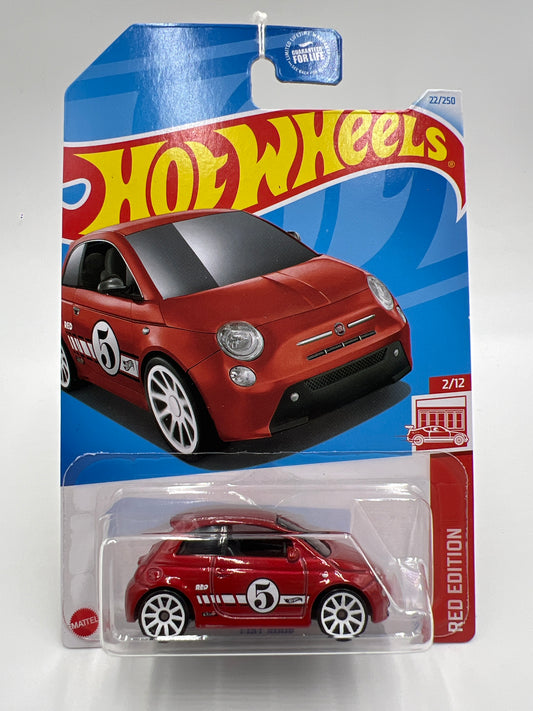 2024 Hot Wheels Target Exclusive Red Edition #22 Fiat 500e Red