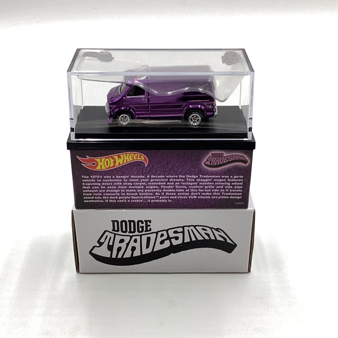 2023 Hot Wheels RLC Dodge Tradesman Van Purple 22058/30000
