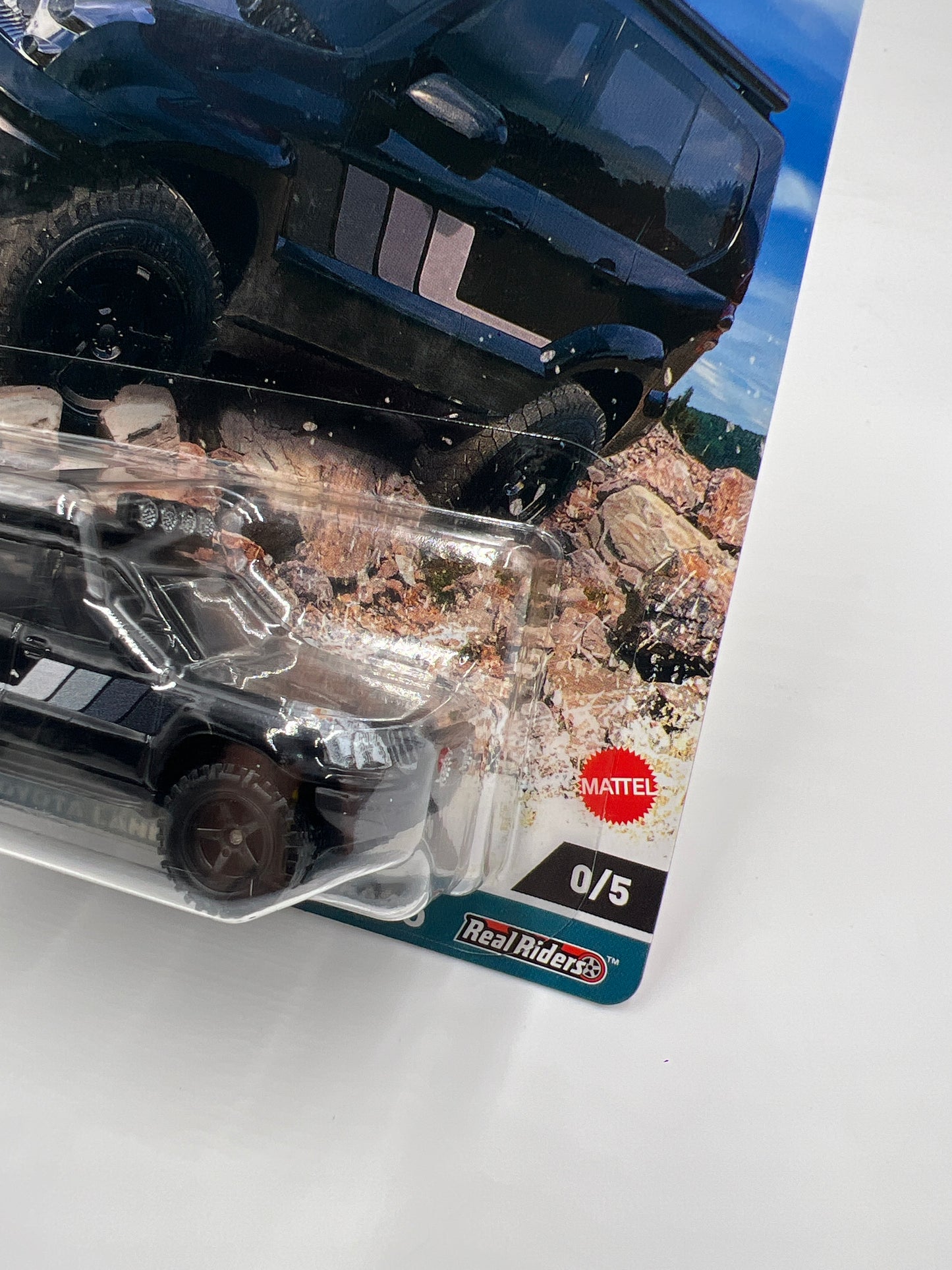 Hot Wheels Premium Car Culture CHASE HW Off Road #0 2005 Toyota Land Cruiser Prado Black W/Protector